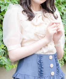 ROJITA | レーシーリボンチュールブラウス(シャツ/ブラウス)