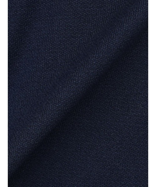 Perfect Suit FActory(パーフェクトスーツファクトリー)の「【抗菌/形態安定】ニット半袖ワイシャツ ホワイト/ネイビー(ビジネスシャツ・メンズ・ネイビー/ホワイト・L/LL/S/M)」の5枚目の写真