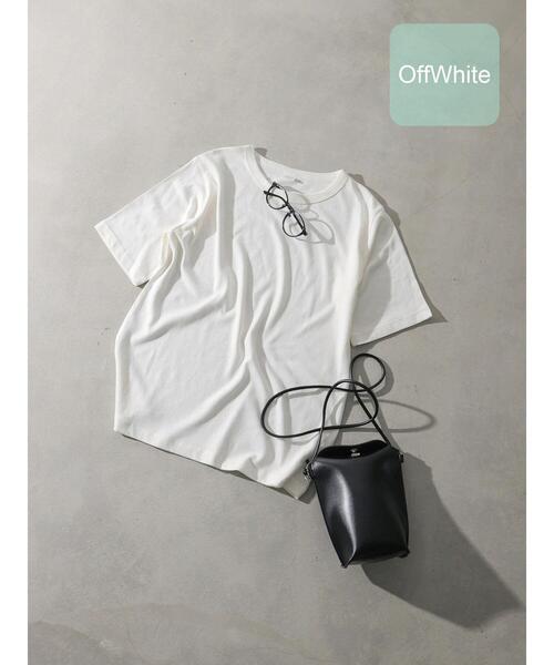 AMERICAN HOLIC（アメリカンホリック）の「モノトーンイロイロカットプルオーバー（Tシャツ/カットソー・レディース・オフホワイト/ブラック/その他7/B/C/A・M/L）」の7枚目の写真