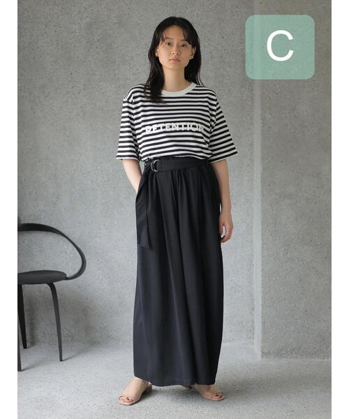 AMERICAN HOLIC（アメリカンホリック）の「モノトーンイロイロカットプルオーバー（Tシャツ/カットソー・レディース・オフホワイト/ブラック/その他7/B/C/A・M/L）」の18枚目の写真