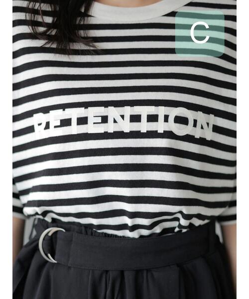 AMERICAN HOLIC（アメリカンホリック）の「モノトーンイロイロカットプルオーバー（Tシャツ/カットソー・レディース・オフホワイト/ブラック/その他7/B/C/A・M/L）」の16枚目の写真