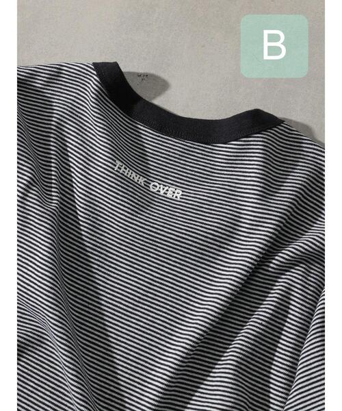 AMERICAN HOLIC（アメリカンホリック）の「モノトーンイロイロカットプルオーバー（Tシャツ/カットソー・レディース・オフホワイト/ブラック/その他7/B/C/A・M/L）」の5枚目の写真