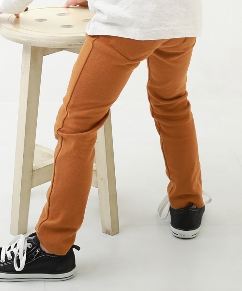 devirock(デビロック)の「ウルトラストレッチパンツ(しっかり編み)(その他パンツ・キッズ・ブラック/ダークグリーン/ネイビー/カーキ/ダークオリーブ/ブルー/ダークパープル/モカ/ラベンダー/ブラウン系その他/ブルー系その他/パープル系その他/キャメル/イエロー系その他/ヘザーチャコール/スモークピンク/ライトベージュ/ブルー系その他2/ブルー系その他3/パープル系その他2・120cm/100cm/110cm/90cm/80cm/160cm/150cm/140cm/130cm)」の18枚目の写真