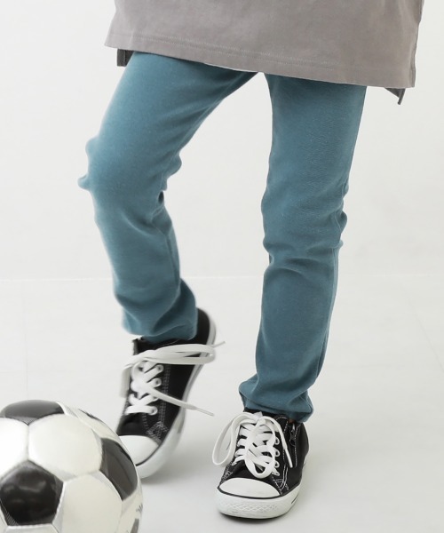 devirock(デビロック)の「ウルトラストレッチパンツ(しっかり編み)(その他パンツ・キッズ・ブラック/ダークグリーン/ネイビー/カーキ/ダークオリーブ/ブルー/ダークパープル/モカ/ラベンダー/ブラウン系その他/ブルー系その他/パープル系その他/キャメル/イエロー系その他/ヘザーチャコール/スモークピンク/ライトベージュ/ブルー系その他2/ブルー系その他3/パープル系その他2・120cm/100cm/110cm/90cm/80cm/160cm/150cm/140cm/130cm)」の13枚目の写真