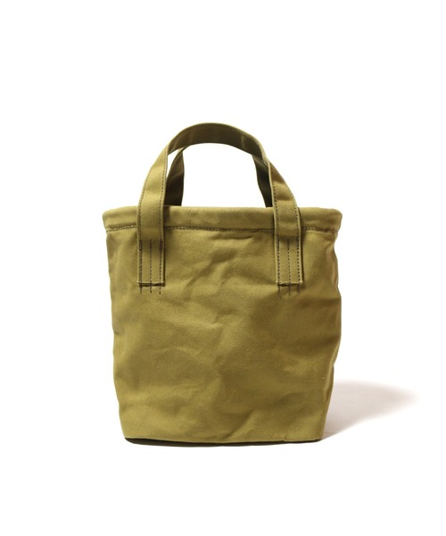 THE SUPERIOR LABOR(シュペリオールレイバー)の「”Hello TSL” tote bag mini(ショルダーバッグ・メンズ・グリーン/ブルー・FREE)」の2枚目の写真