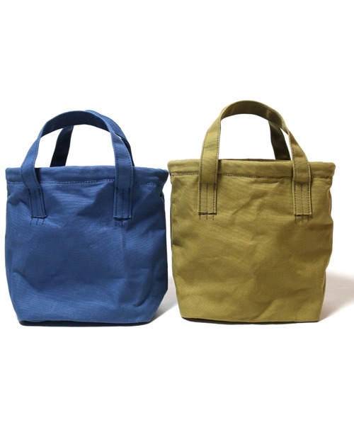 THE SUPERIOR LABOR(シュペリオールレイバー)の「”Hello TSL” tote bag mini(ショルダーバッグ・メンズ・グリーン/ブルー・FREE)」の8枚目の写真