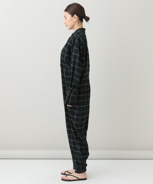 Curensology（カレンソロジー）の「Curensology(カレンソロジー)/ラトーレチェックオールインワン（つなぎ/オールインワン・レディース・グリーン・FREE）」の8枚目の写真