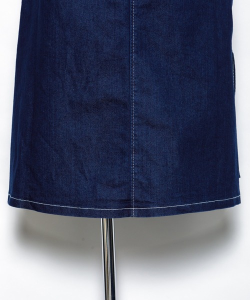 AS KNOW AS PINKY(アズノゥアズピンキー)の「あそびごころデニムジャンパースカート(ジャンパースカート・レディース・インディゴブルー/ライトインディゴブルー・FREE)」の6枚目の写真