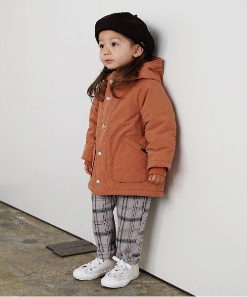 quoti use fith（クゥオティ　ユース　フィス）の「ネルチェックロングパンツ（その他パンツ・キッズ・ネイビー/アイボリー・130/90/100/110/80/120）」の9枚目の写真