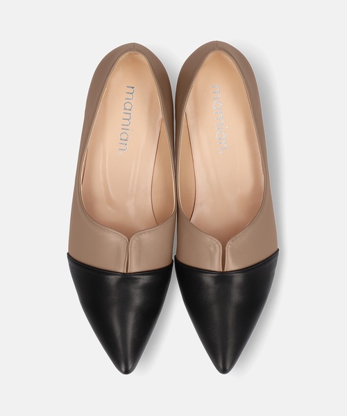 【セール】ポインテッドトゥ 切り替え ドレスシューズ（ドレスシューズ）｜MAMIAN（マミアン）
