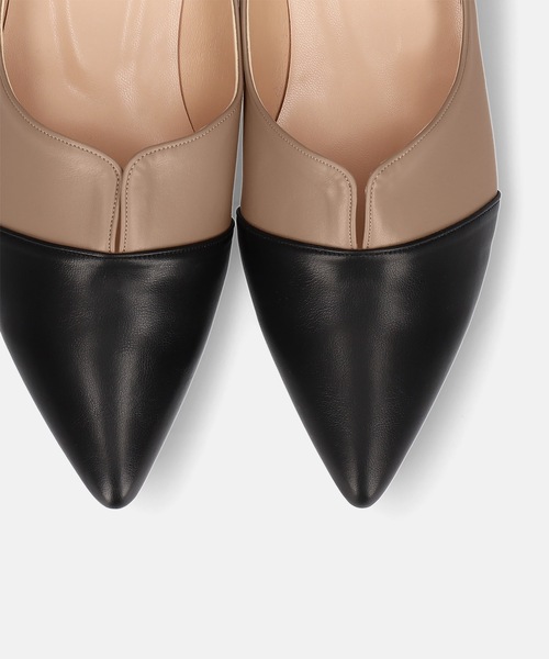 【セール】ポインテッドトゥ 切り替え ドレスシューズ（ドレスシューズ）｜MAMIAN（マミアン）