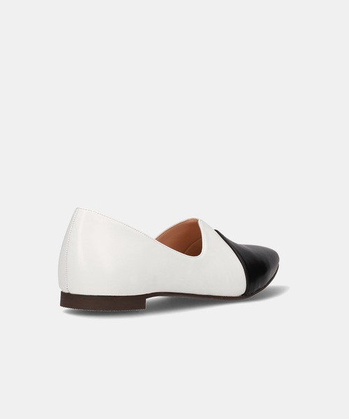 MAMIAN（マミアン）の「ポインテッドトゥ 切り替え ドレスシューズ（ドレスシューズ・レディース・シルバー/グレイッシュベージュ/ブラック系その他4/ブラック系その他5/ベージュ×ブラック/レオパード/ダークブラウン/ホワイト×ブラック/アイボリー/ベージュ系その他/シルバー系その他・22.5cm/23.5cm/24.5cm/23.0cm/24.0cm/25.0cm/22.0cm/21.5cm/25.5cm）」の20枚目の写真