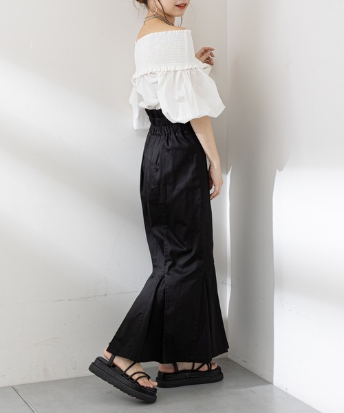 Chico（チコ）の「【Web限定サイズあり】マーメイドタイトスカート（スカート・レディース・ブラック/チャコールグレー/ブラウン/ライトベージュ・FREE/SMALL）」の19枚目の写真