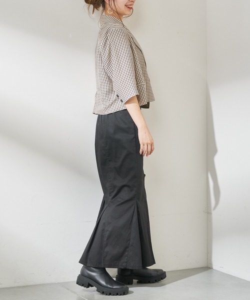 Chico（チコ）の「【Web限定サイズあり】マーメイドタイトスカート（スカート・レディース・ブラック/チャコールグレー/ブラウン/ライトベージュ・FREE/SMALL）」の20枚目の写真