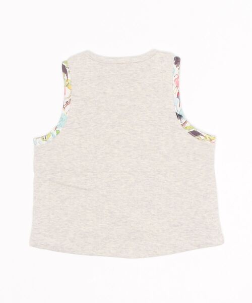 sense of wonder（センスオブワンダー）の「キューフォーザズーリバーシブルベスト 【日本製】（ベスト・キッズ・ライトグレー/キナリ・70-80cm）」の3枚目の写真