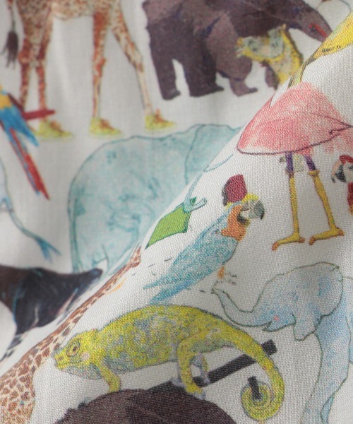 sense of wonder（センスオブワンダー）の「キューフォーザズーリバーシブルベスト 【日本製】（ベスト・キッズ・ライトグレー/キナリ・70-80cm）」の9枚目の写真