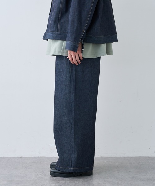 Lui's(ルイス)の「12oz インディゴスーパーワイドデニム(デニムパンツ・メンズ・インディゴブルー・SMALL/MEDIUM)」の7枚目の写真