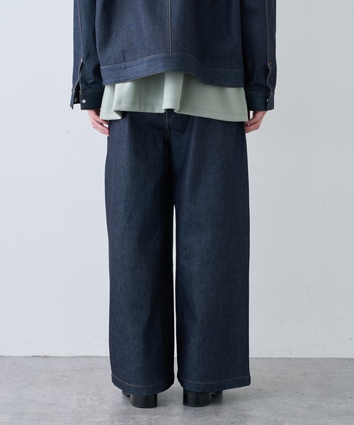 Lui's(ルイス)の「12oz インディゴスーパーワイドデニム(デニムパンツ・メンズ・インディゴブルー・SMALL/MEDIUM)」の8枚目の写真