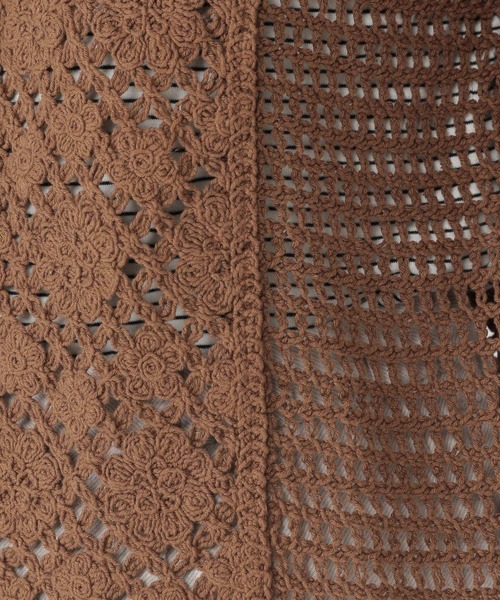 studio CLIP(スタディオクリップ)の「クロシェレースカーディガン(カーディガン/ボレロ・レディース・ブラウン/アイボリー・FREE)」の11枚目の写真