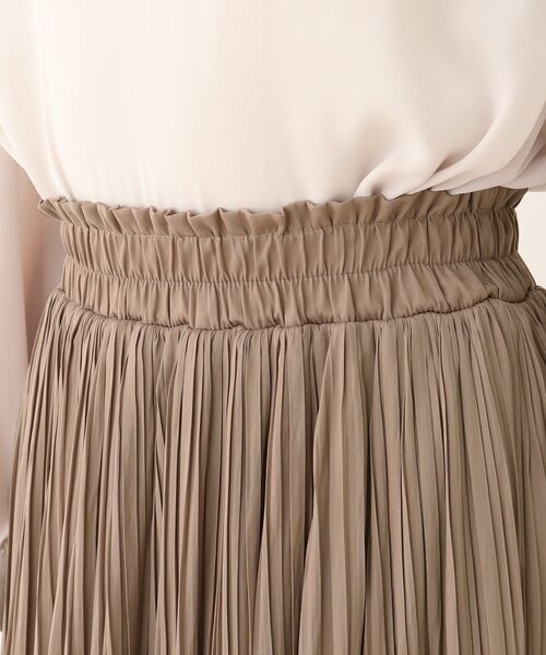 SHOO・LA・RUE（シューラルー）の「◆ヴィンテージサテンプリーツスカート（スカート・レディース・ベージュ系その他2/ブラック系1/ブルー系1・00）」の7枚目の写真