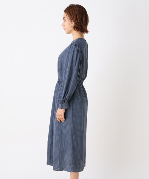 DRESKIP(ドレスキップ)の「◆ボザム切り替えワンピース(ワンピース・レディース・ブラウン系その他2/ライトブルー/ブラック・04/03/02)」の6枚目の写真