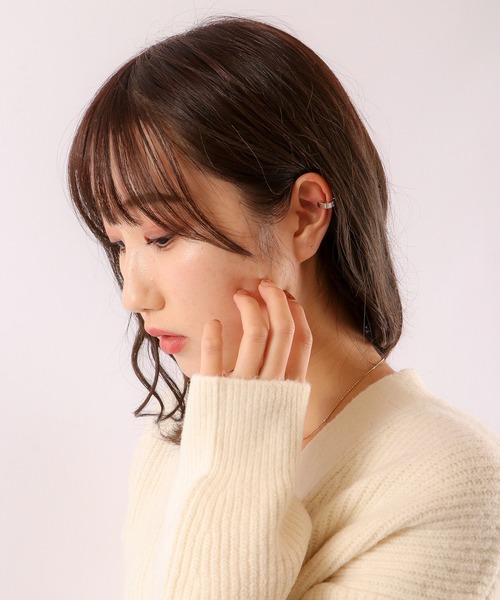 FUNALIVE（ファンアライブ）の「JON ステンレスイヤーカフ 両耳セット シンプル（イヤーカフ・メンズ・ブルー/ブラック/ゴールド系その他/ブラック系その他/ブルー系その他2/ゴールド/シルバー/ブルー系その他・FREE）」の15枚目の写真