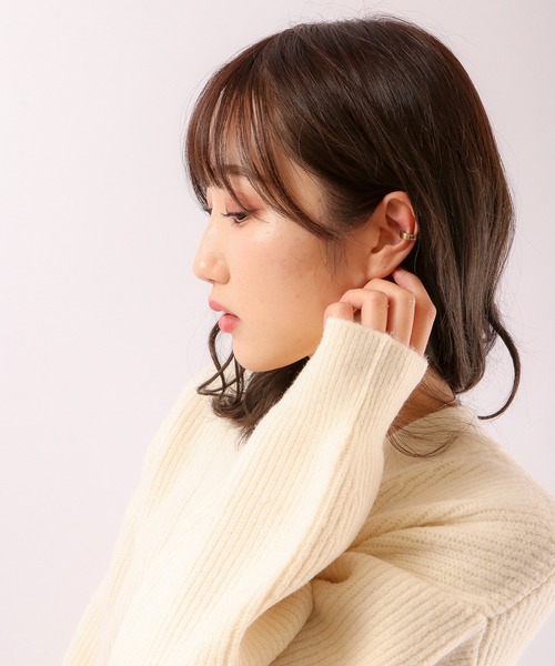 FUNALIVE（ファンアライブ）の「JON ステンレスイヤーカフ 両耳セット シンプル（イヤーカフ・メンズ・ブルー/ブラック/ゴールド系その他/ブラック系その他/ブルー系その他2/ゴールド/シルバー/ブルー系その他・FREE）」の18枚目の写真