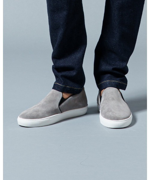 wjk(ダヴルジェイケイ)の「Italian suede slip-on(スリッポン・メンズ・ブラック/グレー/ピンク・SMALL/MEDIUM/LARGE)」の3枚目の写真