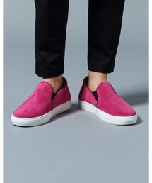 Italian suede slip-on