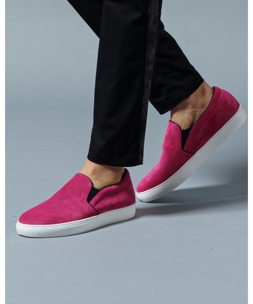 wjk(ダヴルジェイケイ)の「Italian suede slip-on(スリッポン・メンズ・ブラック/グレー/ピンク・SMALL/MEDIUM/LARGE)」の12枚目の写真