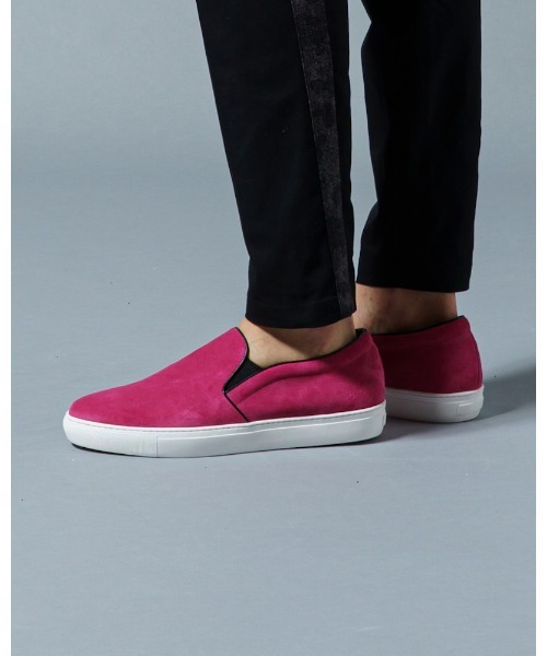 wjk(ダヴルジェイケイ)の「Italian suede slip-on(スリッポン・メンズ・ブラック/グレー/ピンク・SMALL/MEDIUM/LARGE)」の7枚目の写真
