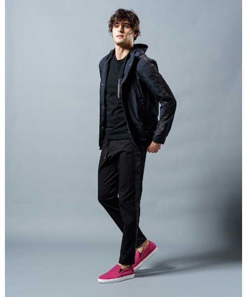 wjk(ダヴルジェイケイ)の「Italian suede slip-on(スリッポン・メンズ・ブラック/グレー/ピンク・SMALL/MEDIUM/LARGE)」の15枚目の写真