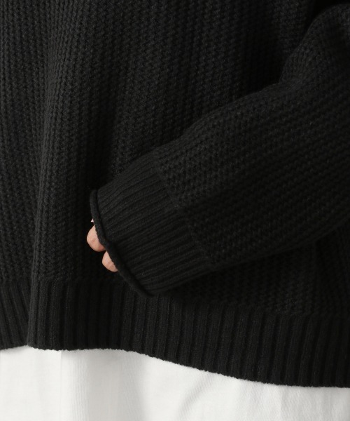 LOWRYS FARM（ローリーズファーム）の「スリットプルオーバーＬＳ　216148（ニット/セーター・レディース・グリーン/アイボリー/グレー/ブラック/オレンジ・FREE）」の19枚目の写真