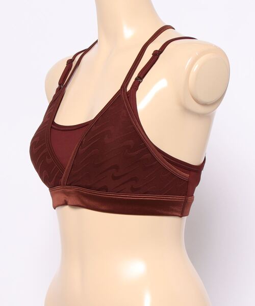 NIKE（ナイキ）の「【NIKE】DF IC STPY ｲﾝﾃﾞｨ ﾌﾞﾗ（スポーツブラ・レディース・バーガンディー・SMALL/MEDIUM）」の2枚目の写真