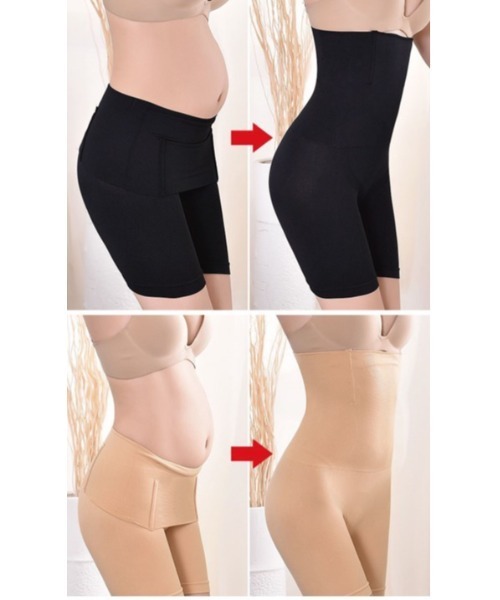 LAC-VERT(ラック・ヴェール)の「【着痩せ/矯正】ハイウエスト骨盤ガードル(その他アンダーウェア/インナー・レディース・ブラック/ベージュ・M/L)」の13枚目の写真