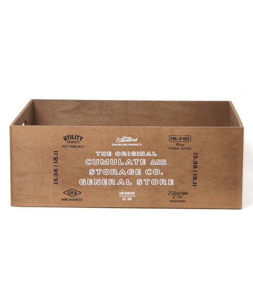 オリジナルプライウッドA3コンテナボックス（収納グッズ）｜niko and