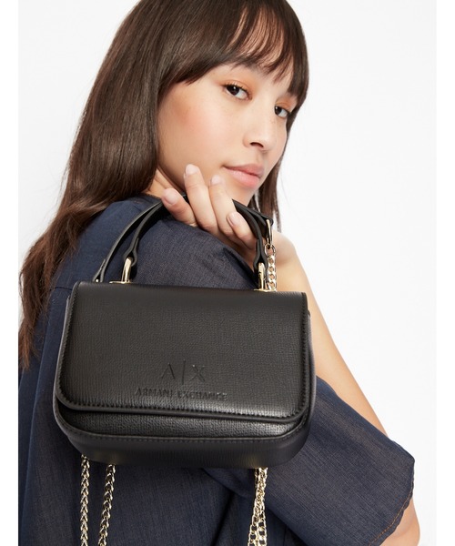 ARMANI EXCHANGE(アルマーニエクスチェンジ)の「【A|X アルマーニ エクスチェンジ】ゴールドチェーン ショルダーバッグ(ショルダーバッグ・レディース・ブラック/ピンク系その他/ダークブラウン/ライトグリーン・FREE)」の19枚目の写真