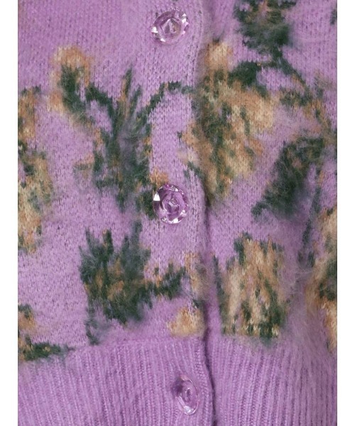 jouetie(ジュエティ)の「パターンモヘアライク2WAYカーディガン(カーディガン/ボレロ・レディース・ブラウン/ブラック/コバルトブルー/パープル/レッド/ブルー/アイボリー・MEDIUM)」の13枚目の写真