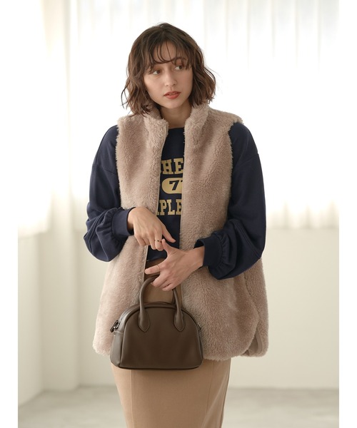 earth music&ecology(アースミュージックアンドエコロジー)の「3wayマウンテンパーカー(ベストファー)(マウンテンパーカー・レディース・ベージュ/カーキ・M/L)」の20枚目の写真