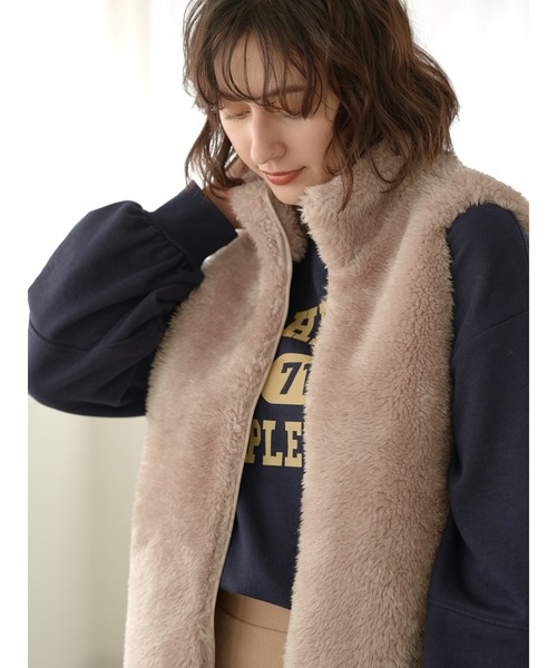 earth music&ecology(アースミュージックアンドエコロジー)の「3wayマウンテンパーカー(ベストファー)(マウンテンパーカー・レディース・ベージュ/カーキ・M/L)」の16枚目の写真