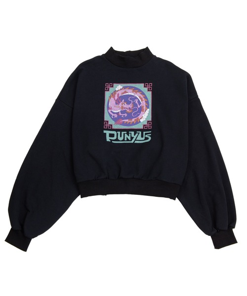 PUNYUS（プニュズ）の「ドラゴンハイネックスウェット（スウェット・レディース・ホワイト/ブラック/ライトピンク・3/4）」の18枚目の写真