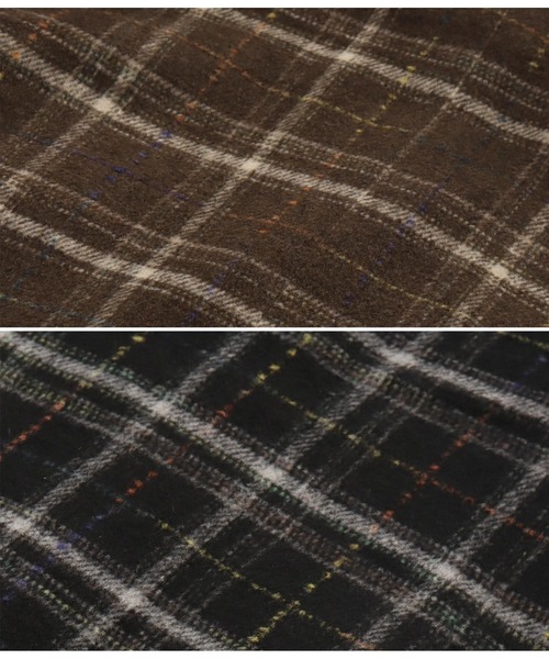 Settimissimo（セッティミッシモ）の「ツイードチェックショートジャケット（ノーカラージャケット・レディース・ブラック/ブラウン/グレー・FREE）」の22枚目の写真