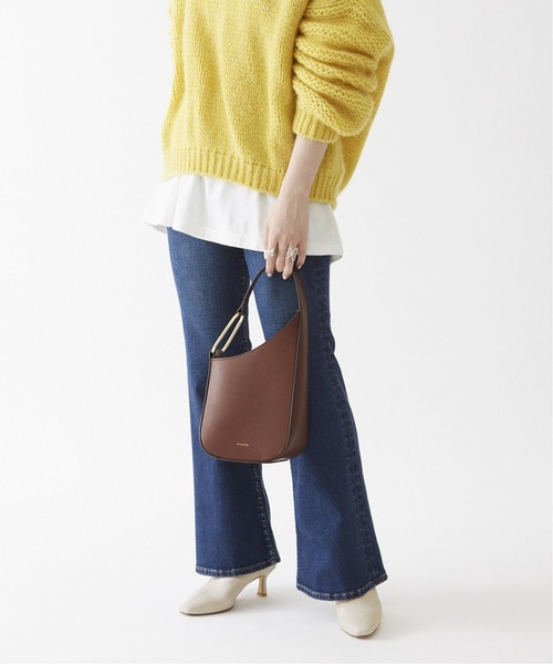 【未使用級】ORSETTO　SLOPE スロープ　ハンドバッグ　ブラウン 廃盤 未使用級】ORSETTO SLOPE スロープ ハンドバッグ ブラウン 廃盤