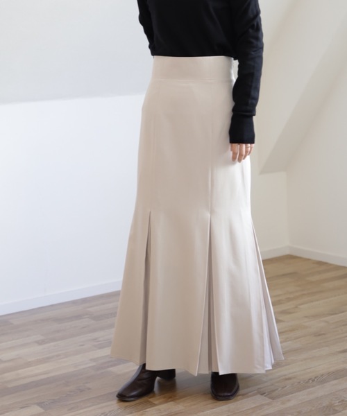 UNFIELD（アンフィールド）の「【UNFIELD マーメイドプリーツスカート】（スカート・レディース・ブラック/アイボリー・FREE）」の10枚目の写真