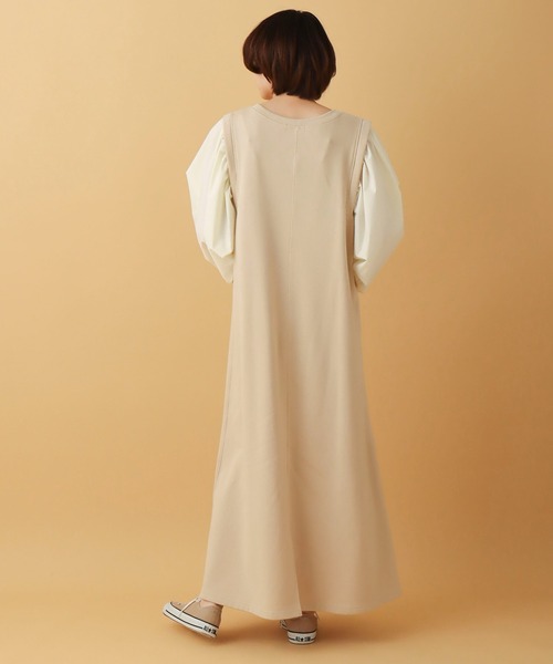 libelle more（リベル モア）の「ドッキングスウェットワンピース（ワンピース・レディース・ベージュ/ブラウン/ピンク・M/L）」の22枚目の写真