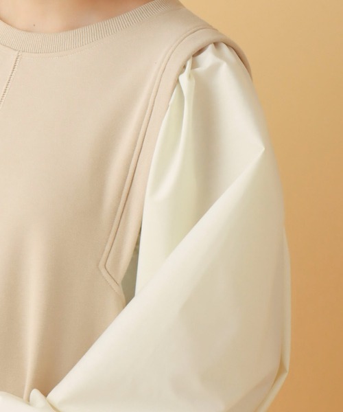 libelle more（リベル モア）の「ドッキングスウェットワンピース（ワンピース・レディース・ベージュ/ブラウン/ピンク・M/L）」の20枚目の写真