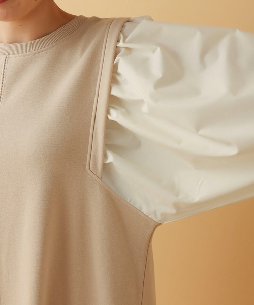 libelle more（リベル モア）の「ドッキングスウェットワンピース（ワンピース・レディース・ベージュ/ブラウン/ピンク・M/L）」の16枚目の写真