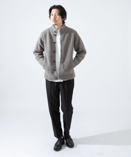 URBAN RESEARCH ROSSO MEN（アーバンリサーチロッソメン）の「『XLサイズあり』ウールフランネルテーパードイージーパンツ（スラックス・メンズ・チャコールグレー/ブラック/ネイビー/カーキ/ダークグレー/チェック・SMALL/MEDIUM/LARGE/X-LARGE）」の18枚目の写真