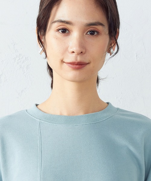 COMME CA ISM（コムサイズム）の「裏毛スウェット（スウェット・レディース・ピンク/ブルー/グリーン/グレイッシュベージュ/チャコール・MEDIUM/LARGE）」の17枚目の写真