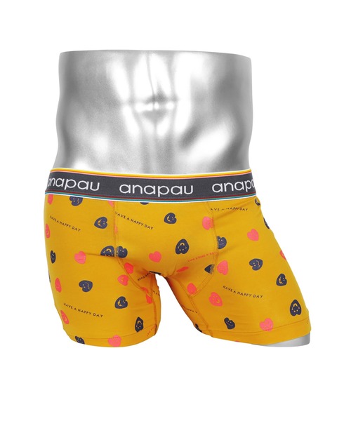 当店限定カラー Anapau アナパウ ボクサーパンツ メンズ 日本製 国産 下着 限定 ペア スマイルハート 綿 ドット ブランド ボクサーパンツ Anapau アナパウ のファッション通販 Zozotown